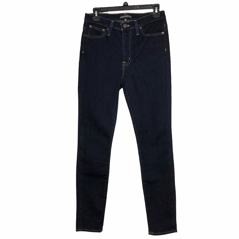 New - J. CREW Mercantile Skinny Cropped Dark Wash Jeans - Size 27 Waist